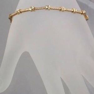 Diamond Bracelet .84TDW 14KT Yellow Gold